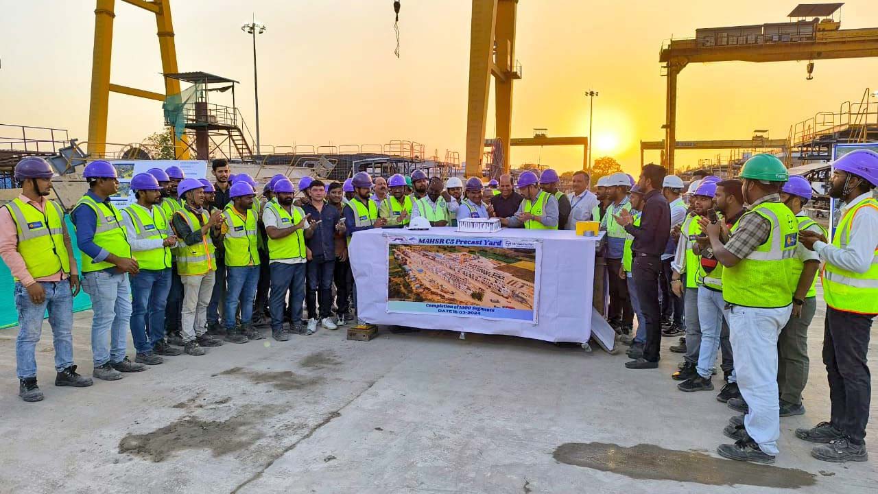 Freyssinet India celebrates major milestones achieved at the MAHSR C4 and C5 project sites