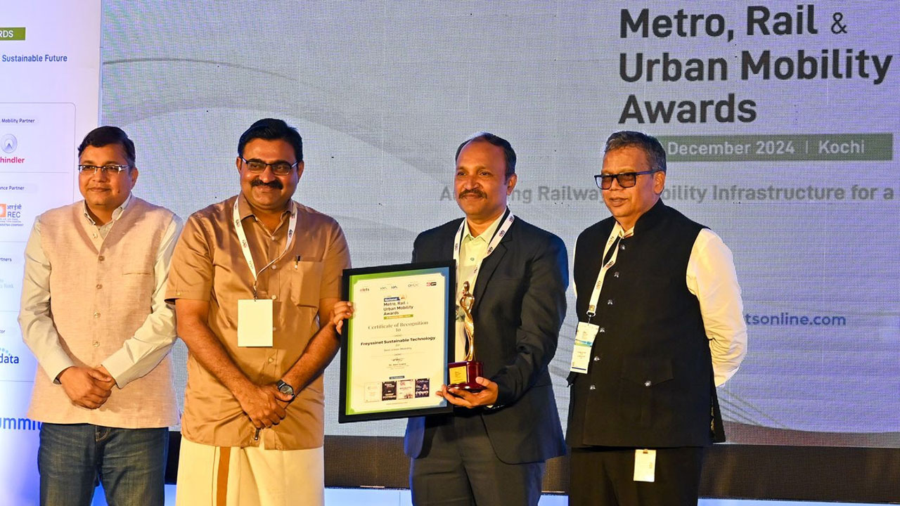 FMI bagged award for excellence in Urban Mobility for MAHSR project