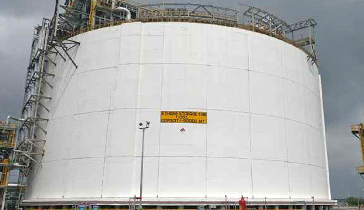 Cryogenic Ethane Storage & Receipt Facility for RIL